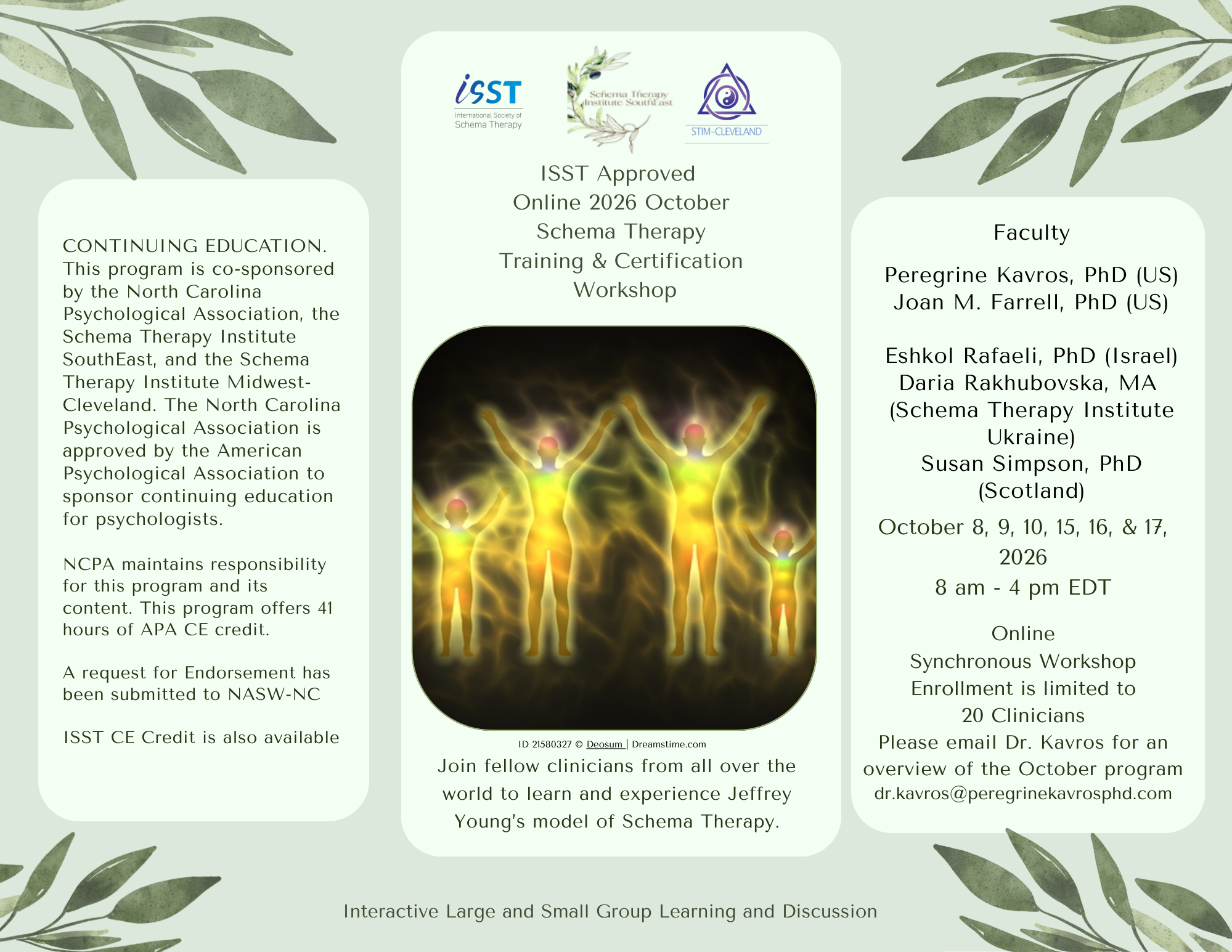 ISST-Approved STISE hosted Online Schema Therapy Training & Certification Workshops l Schema Therapy Institute Southeast (USA)